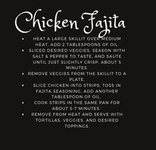 Load image into Gallery viewer, Chicken Fajita Dinner Kit