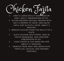 Load image into Gallery viewer, Chicken Fajita Dinner Kit
